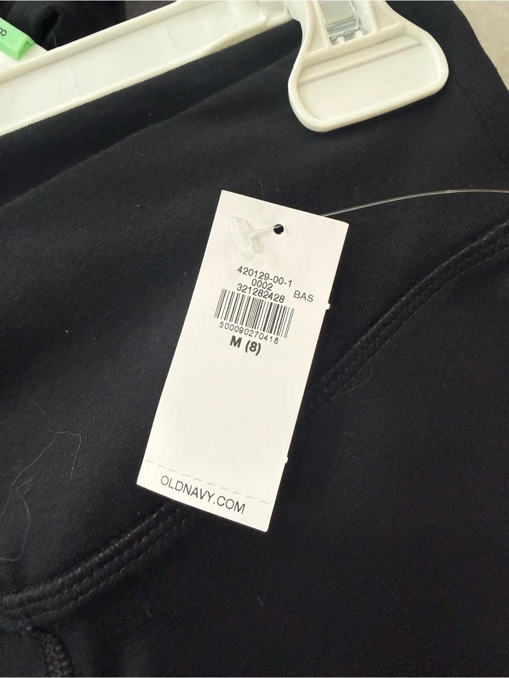 Old Navy Girls Black & Charcoal Stretch Flare Leggings